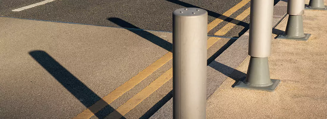 Custom Retractable Barrier Column Installations in Miami Lakes, FL